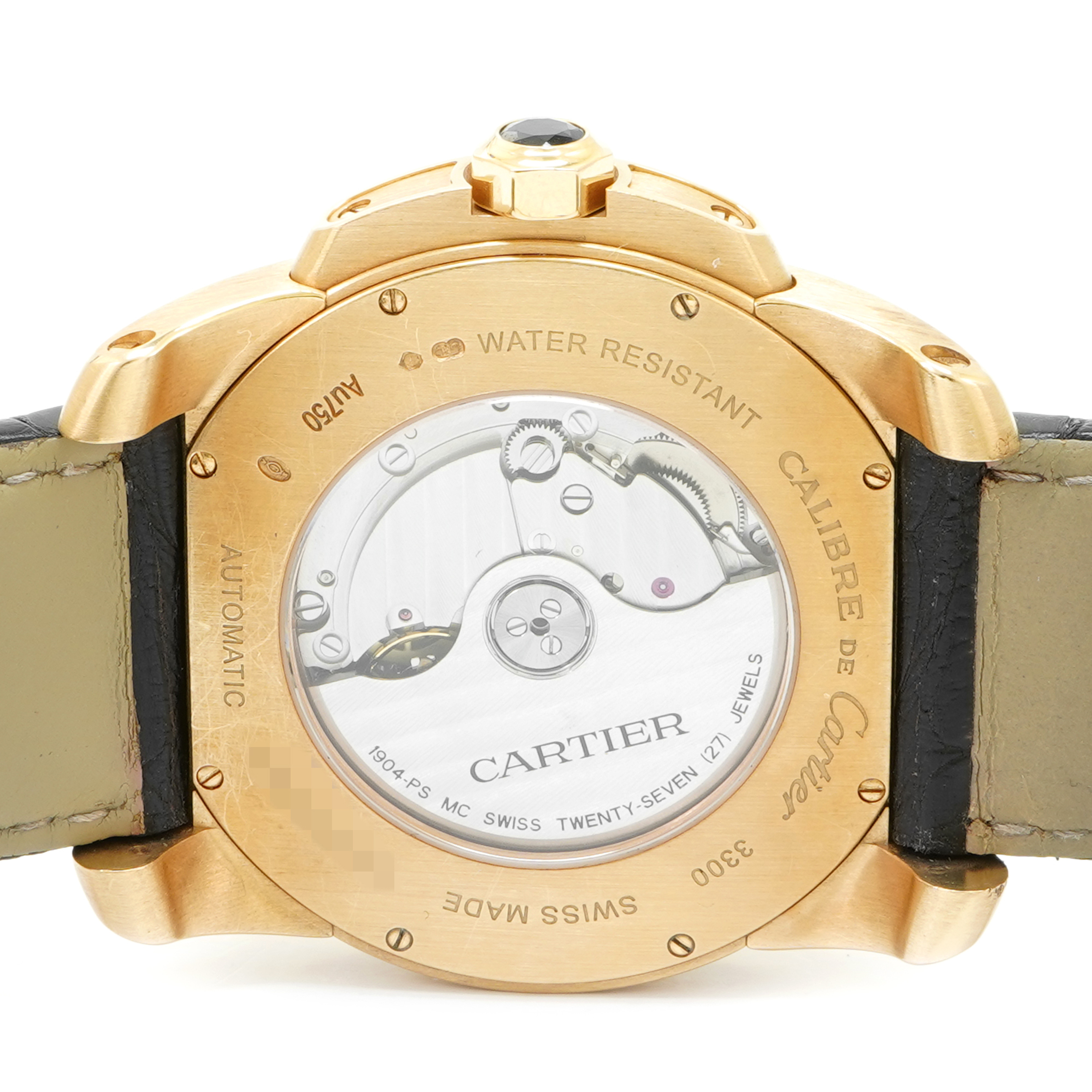 Cartir Calibre de Cartir W7100007 空箱 Cartier Calibre W7100007 Brown Dial Mens Watch Box Papers