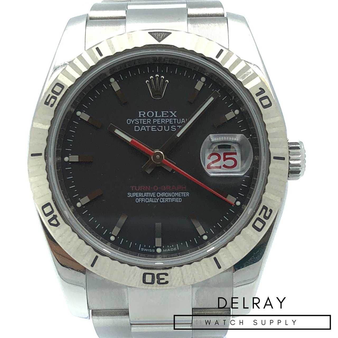 Rolex Datejust Turn-O-Graph 116264 - DelrayWatch.com