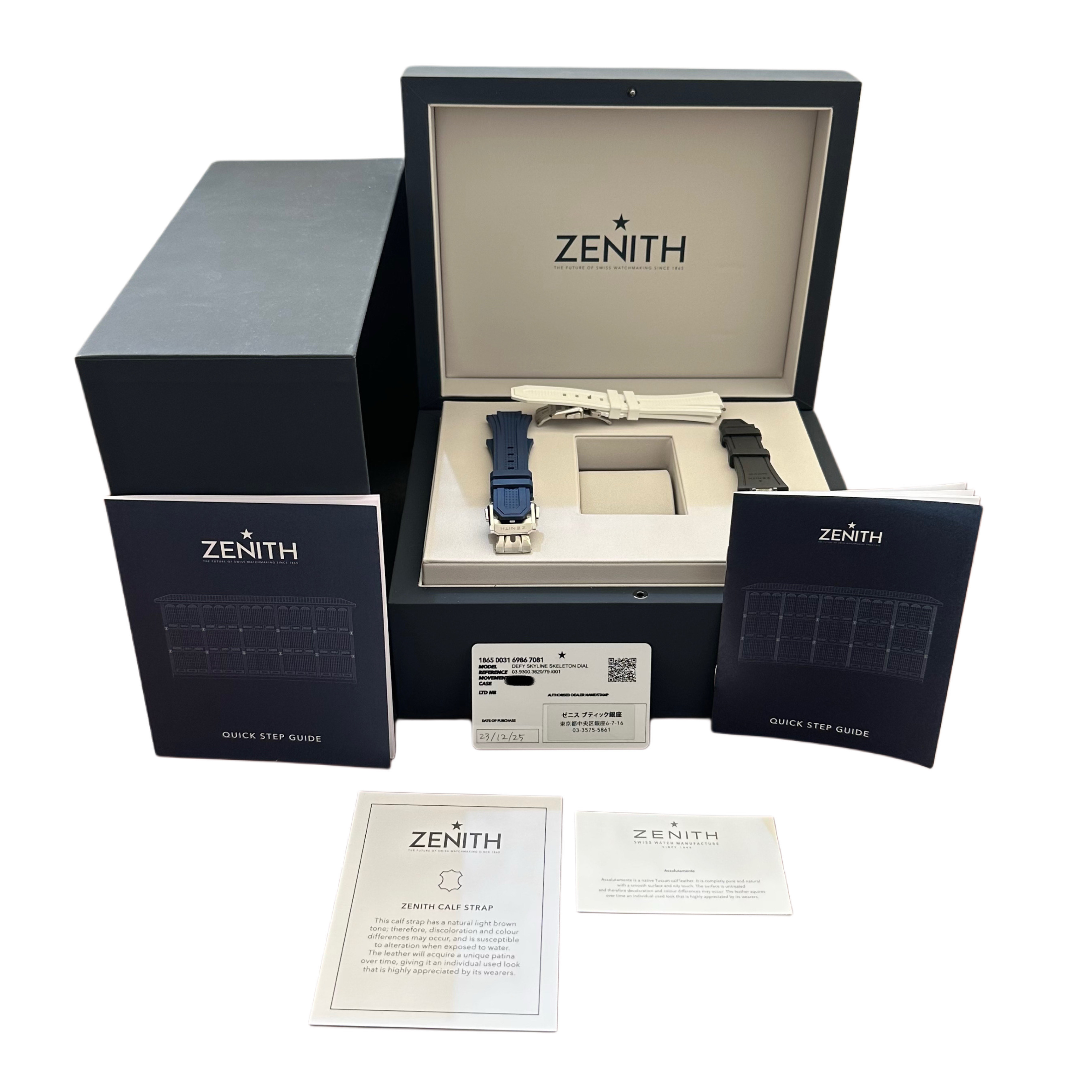 Zenith Defy Skyline 03.9300.3620/79.I001 - Inventory 7071 *ON HOLD