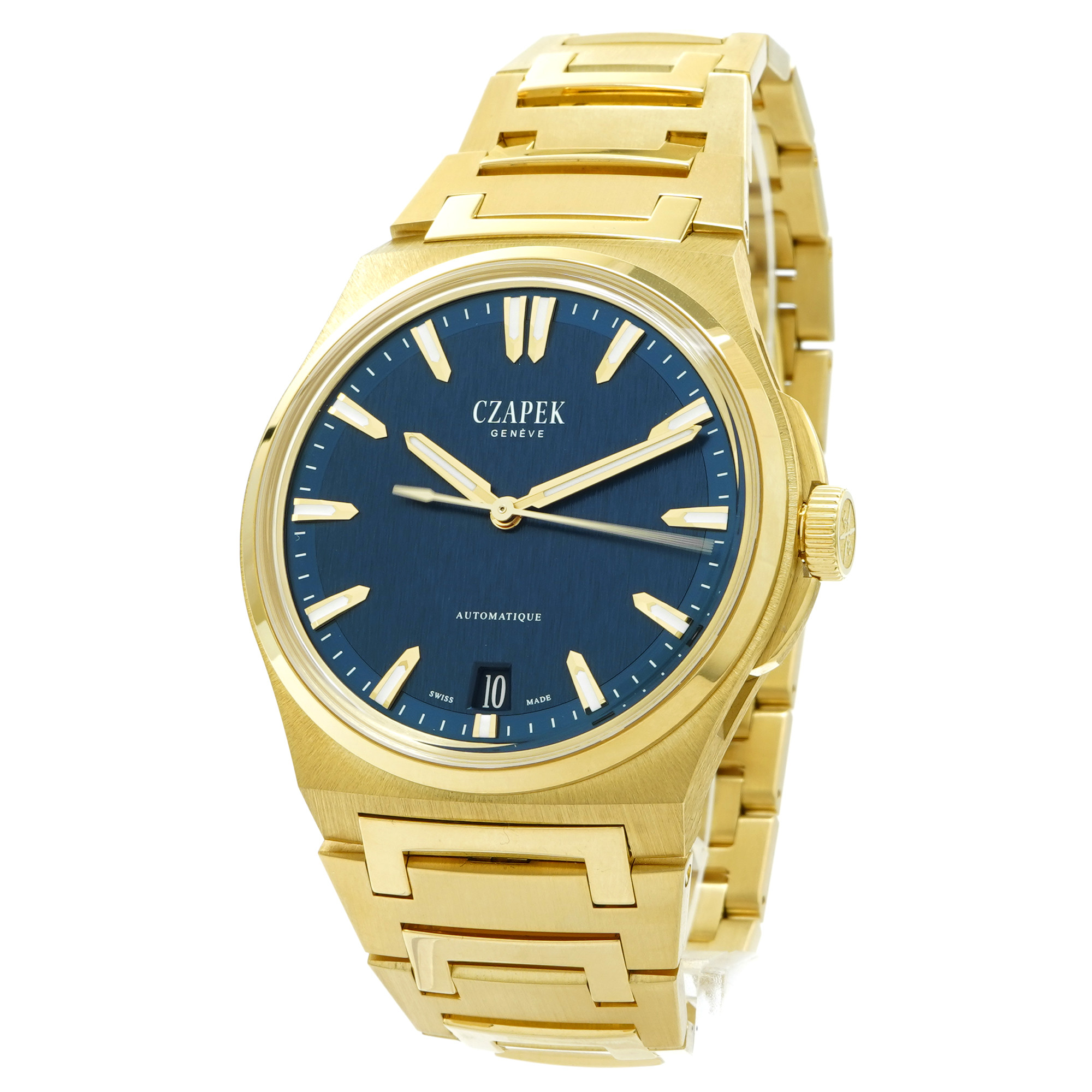 Czapek and Cie Antartic Mount Erebus Deep Blue Full Yellow Gold 2N