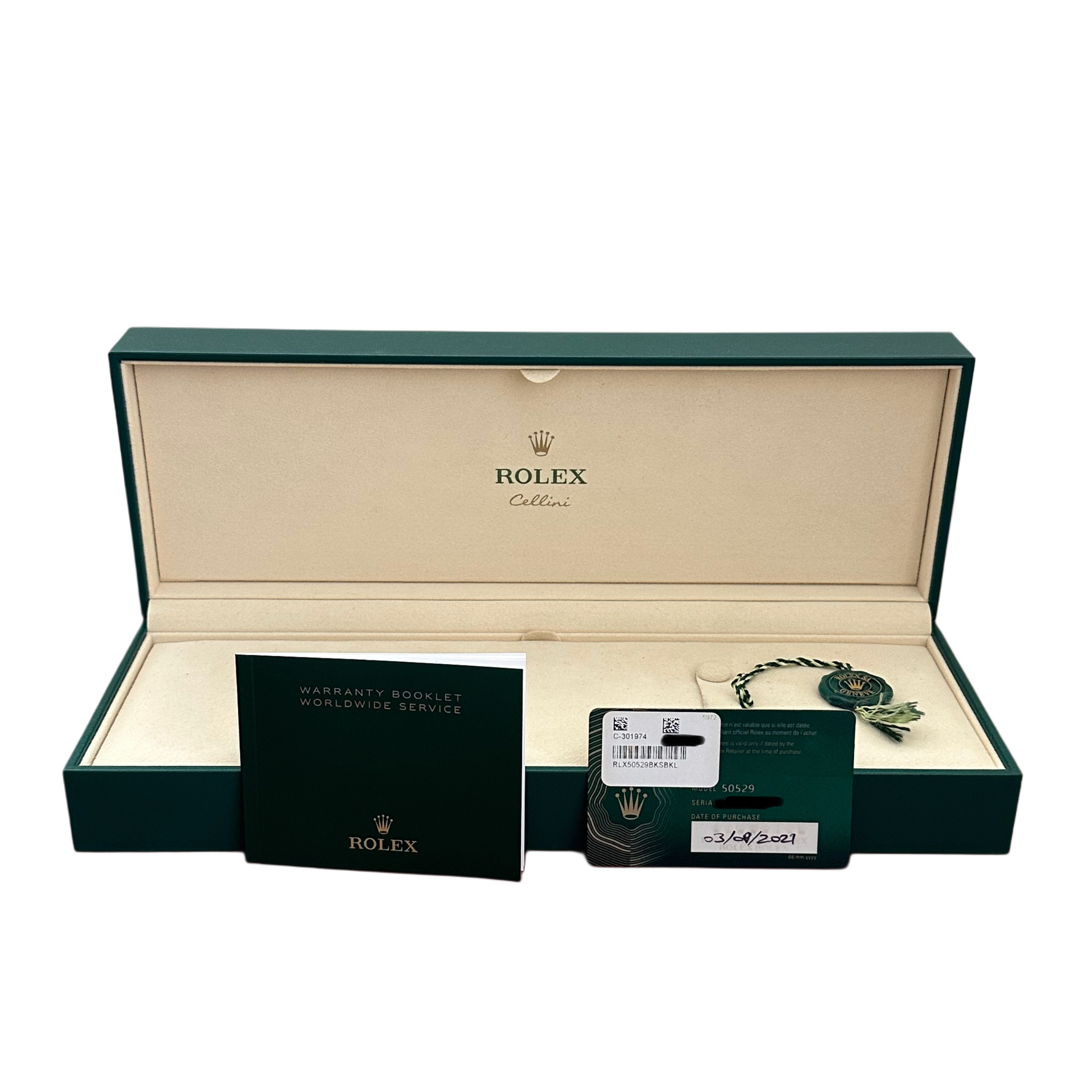 Rolex Cellini Dual Time 50529 *White Gold* - Inventory 7803
