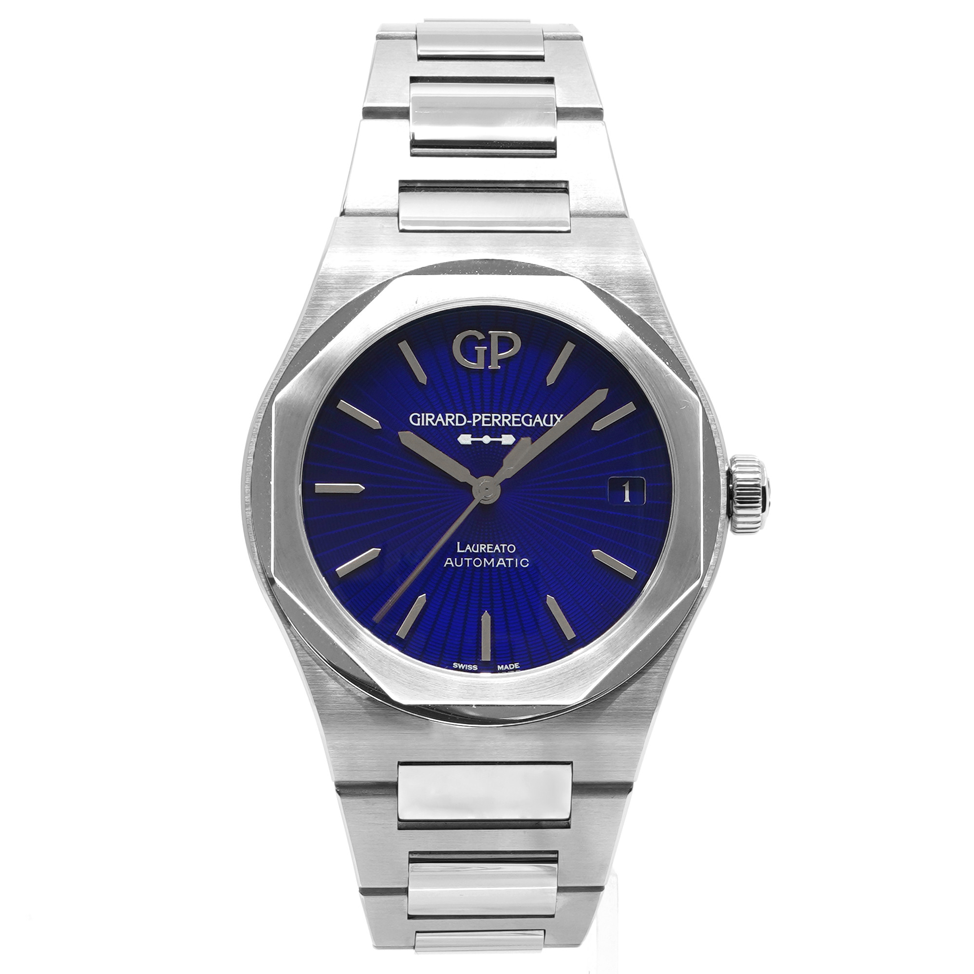 Girard Perregaux Laureato 42mm Eternity Edition *Blue Dial  display picture 3