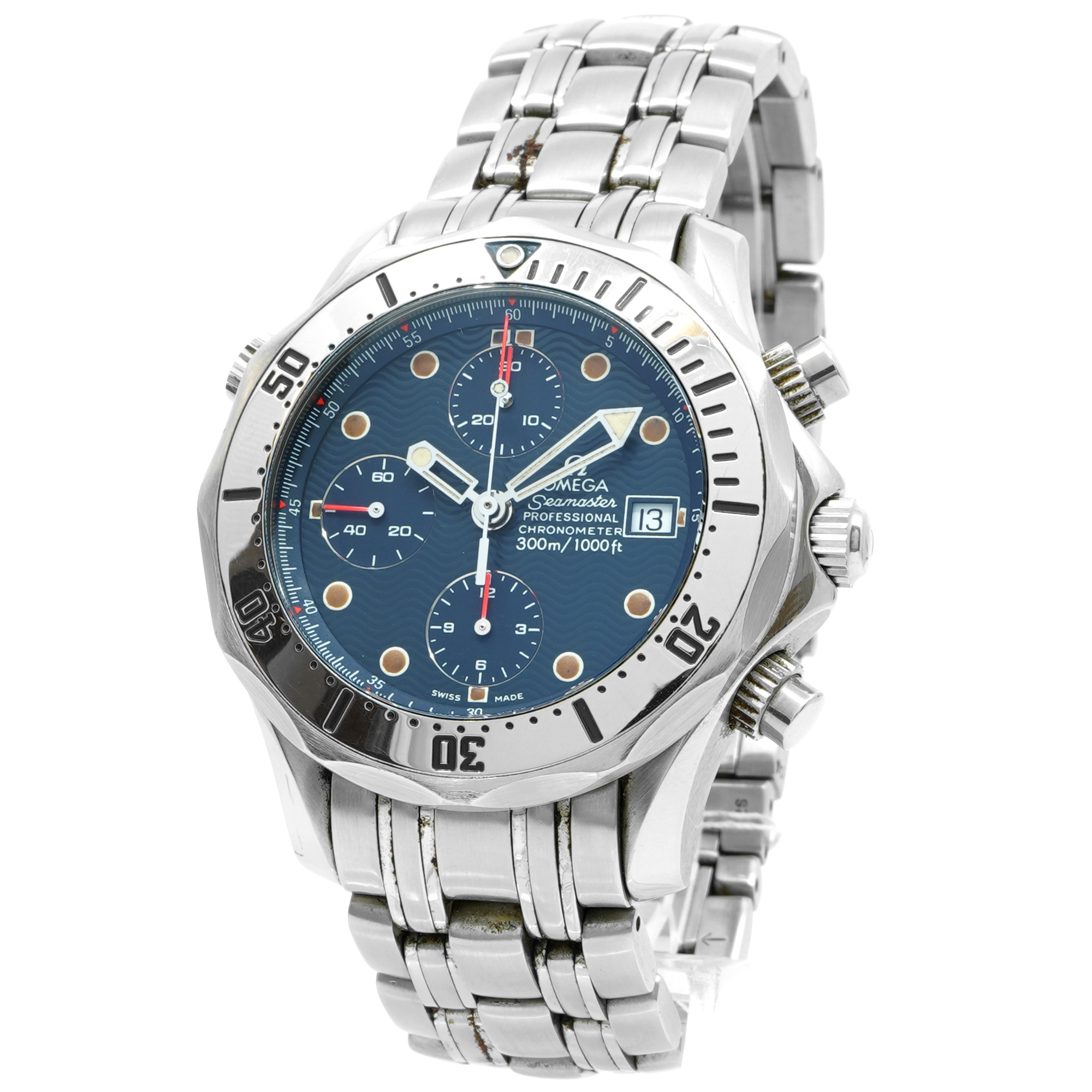Omega Seamaster Diver 300M Chronograph 2598.80.00 *Blue Dial