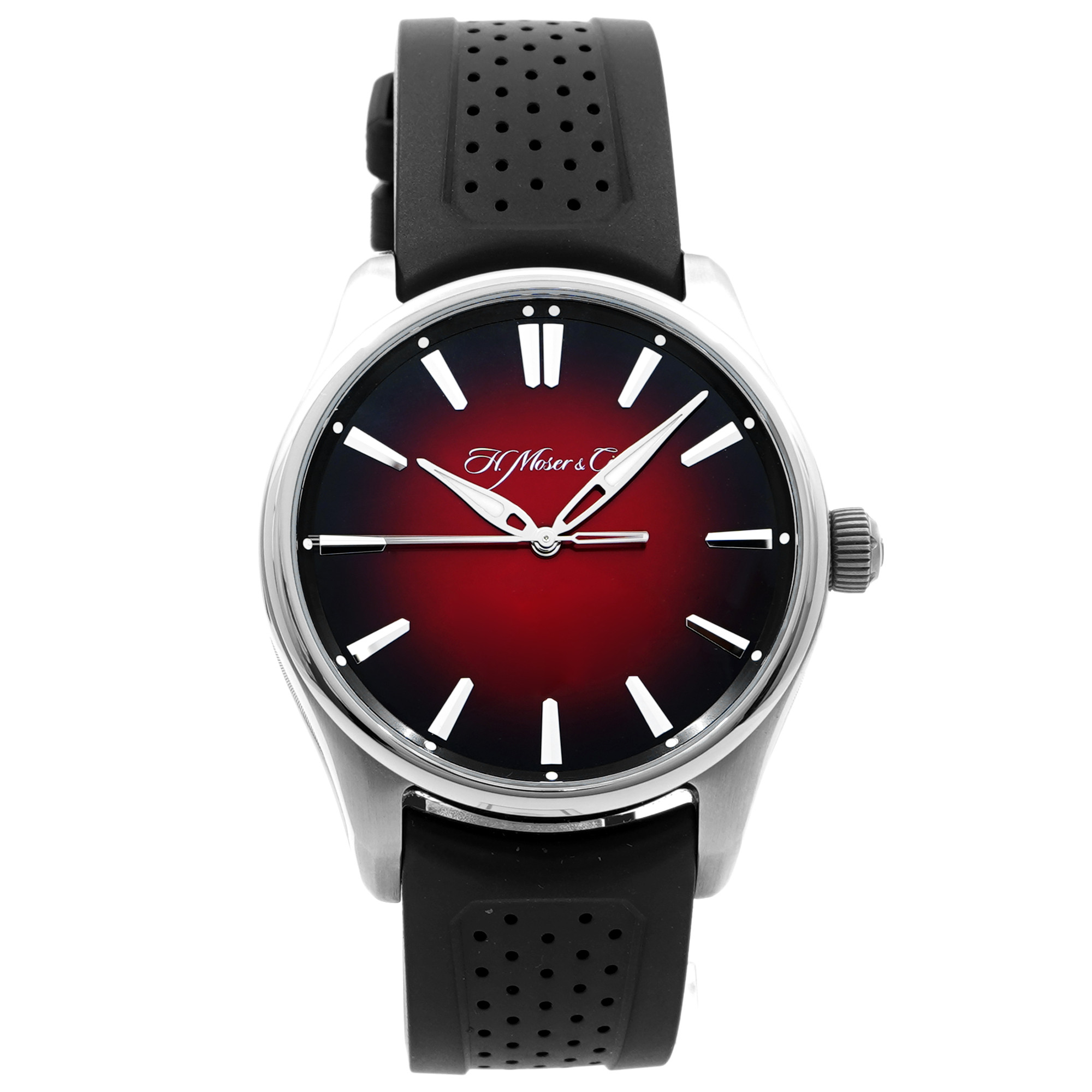 H. Moser Pioneer Centre Seconds Swiss Mad Red Fume' 3200-1207
