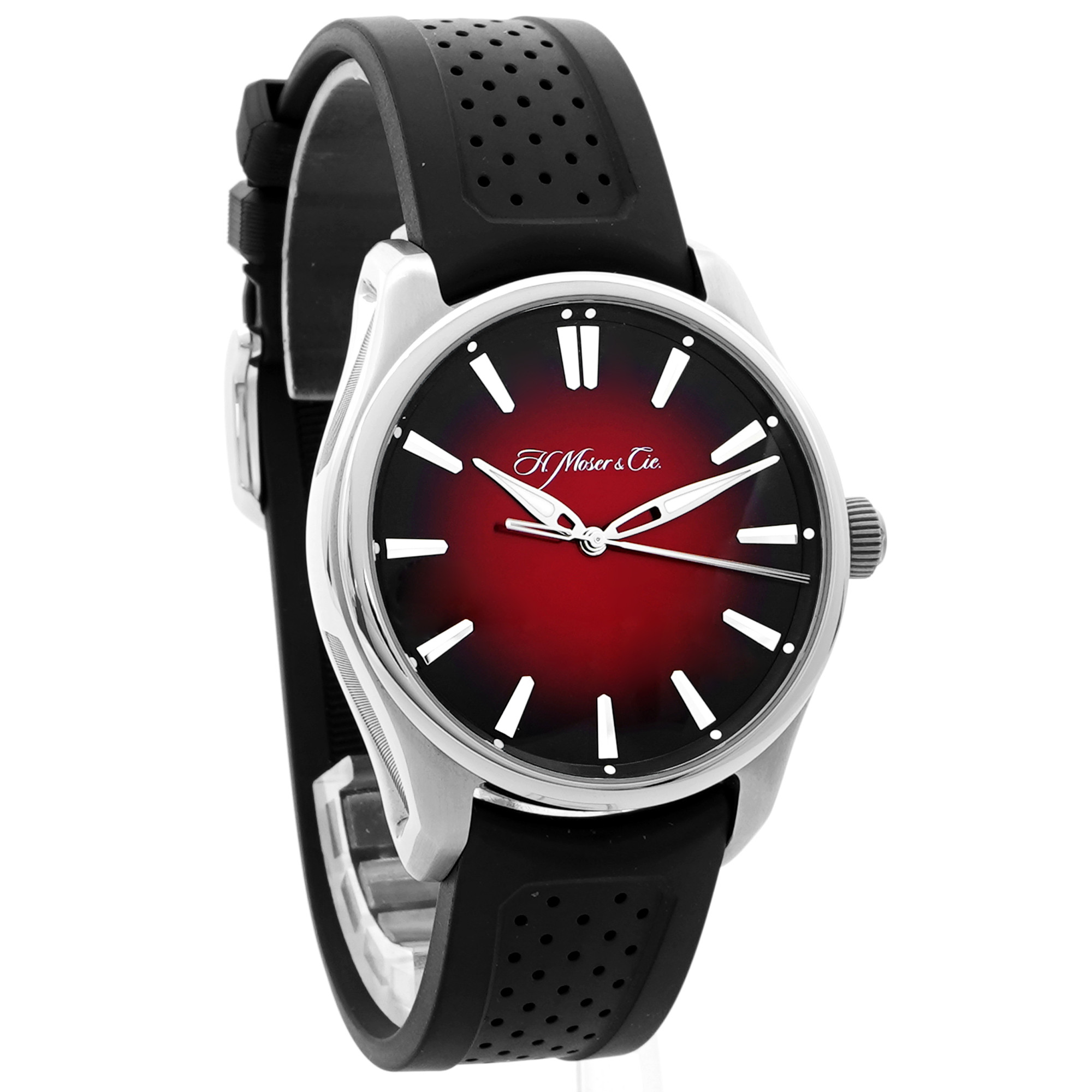 H. Moser Pioneer Centre Seconds Swiss Mad Red Fume' 3200-1207