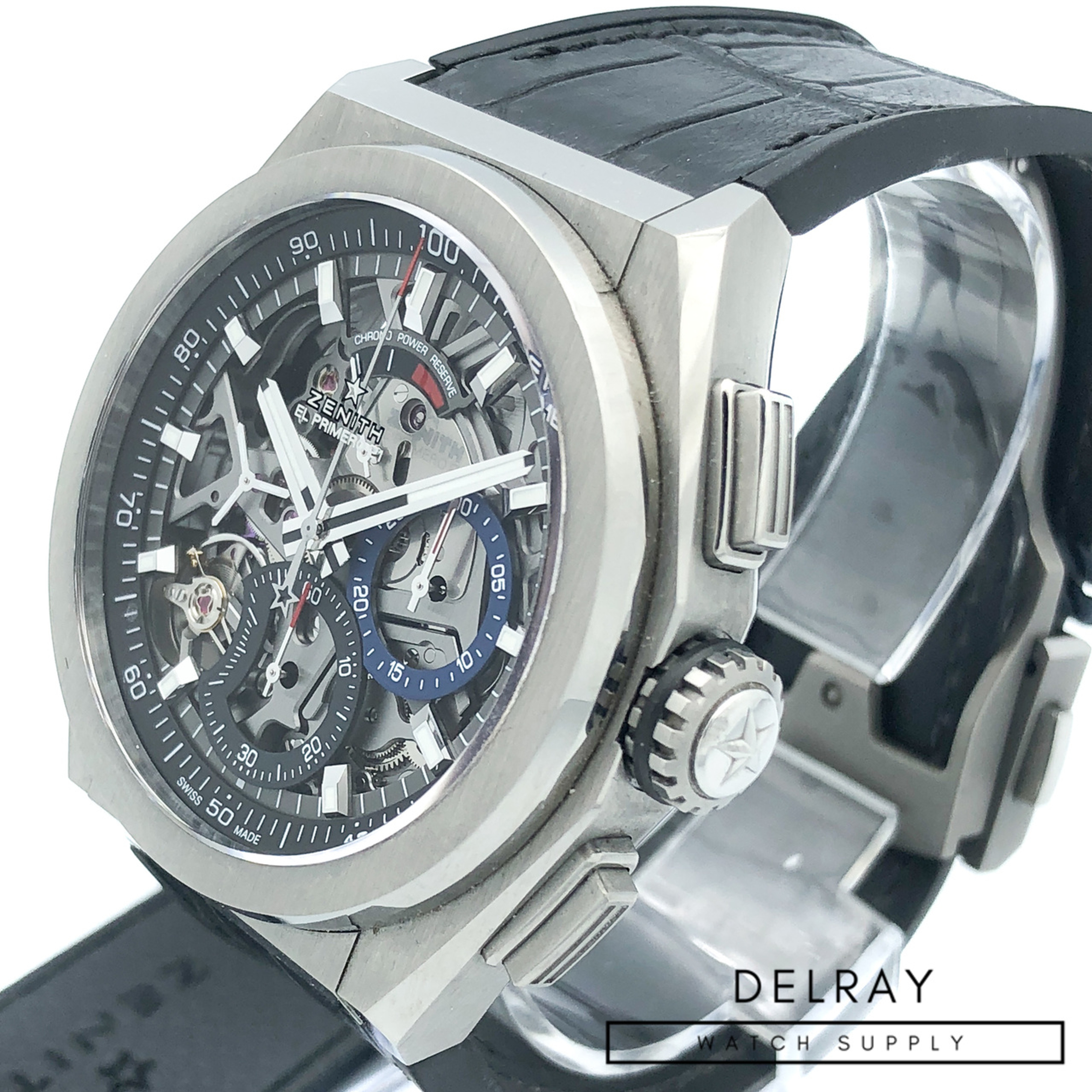 Zenith Defy El Primero 21 Blue Skeleton Watch