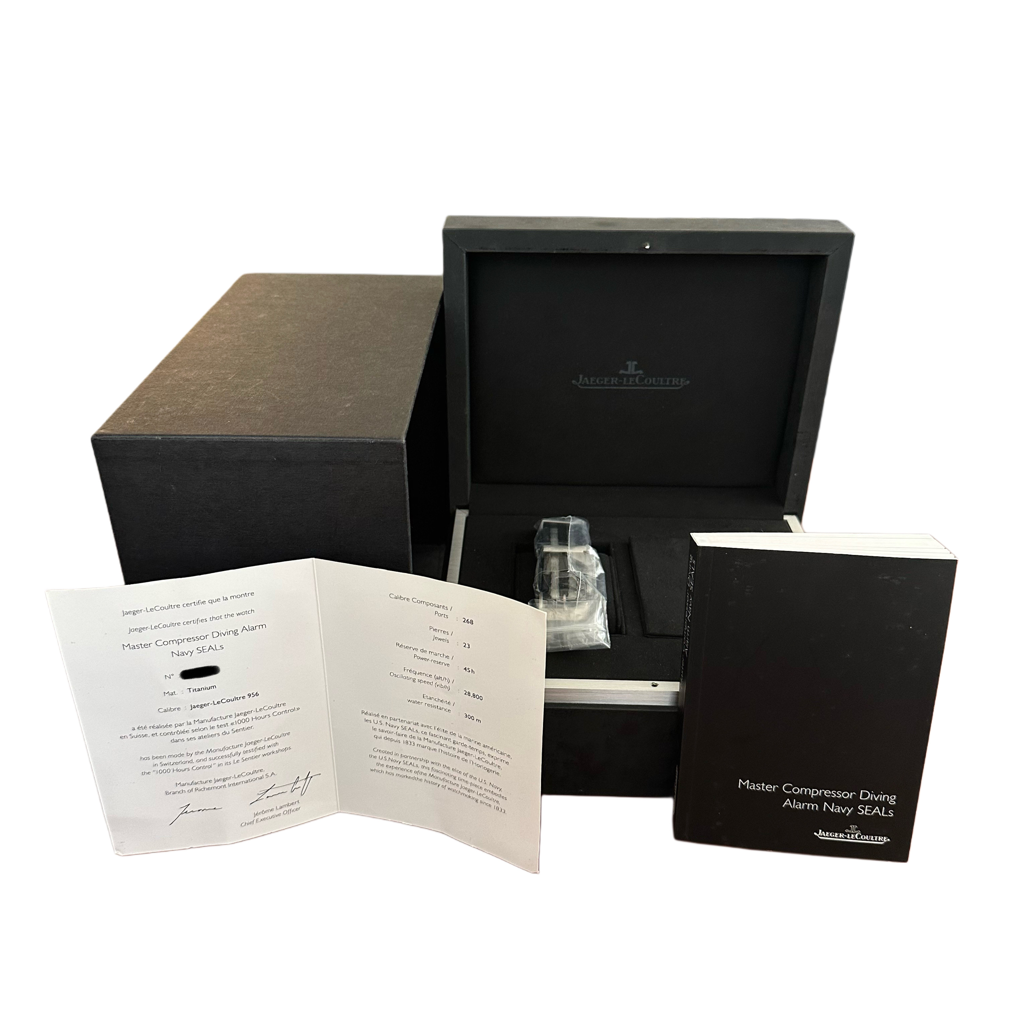 Jaeger LeCoultre Master Compressor Diving Alarm Navy Seals