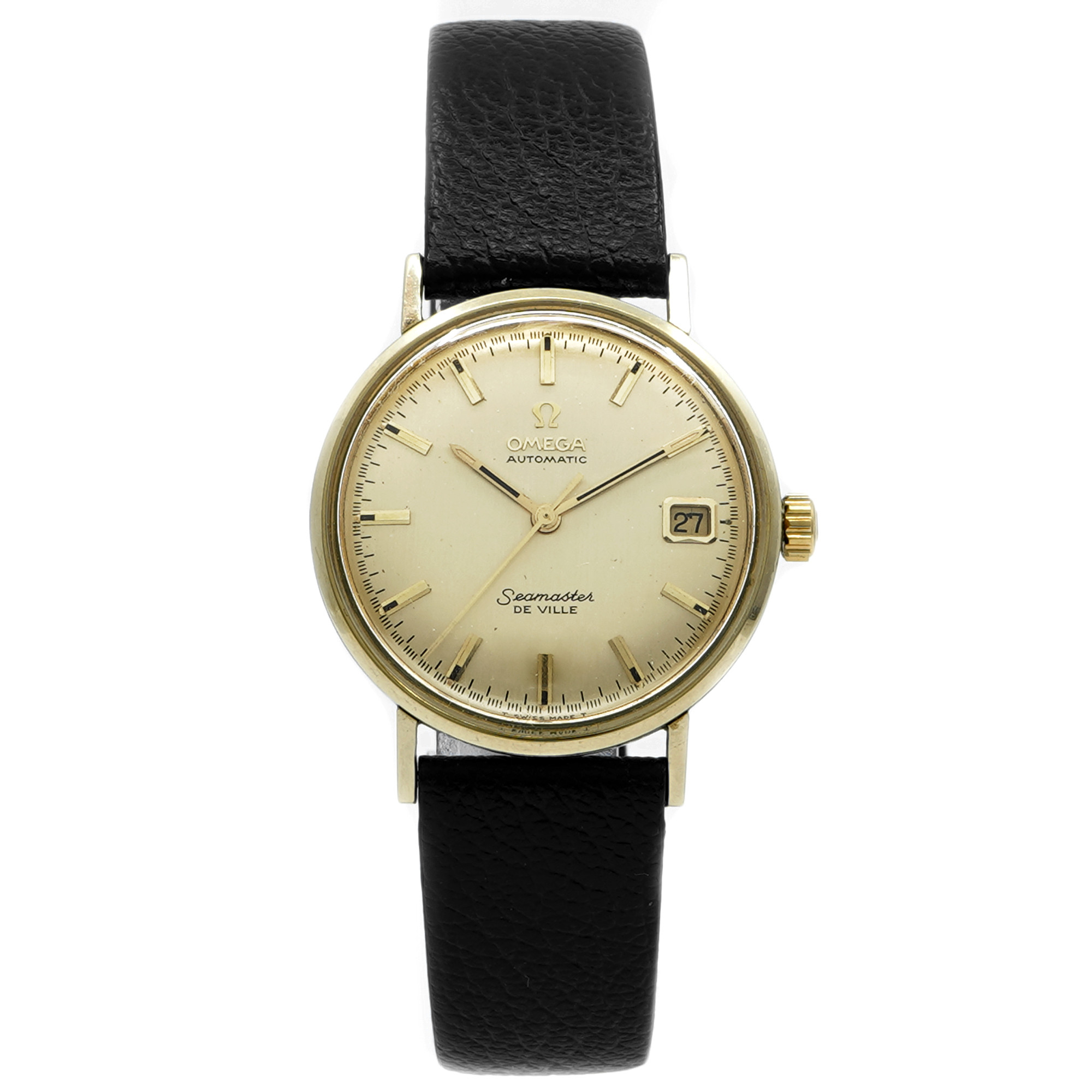 Omega Seamaster DeVille KM6068 *Stainless and 14k Bezel **Vintage