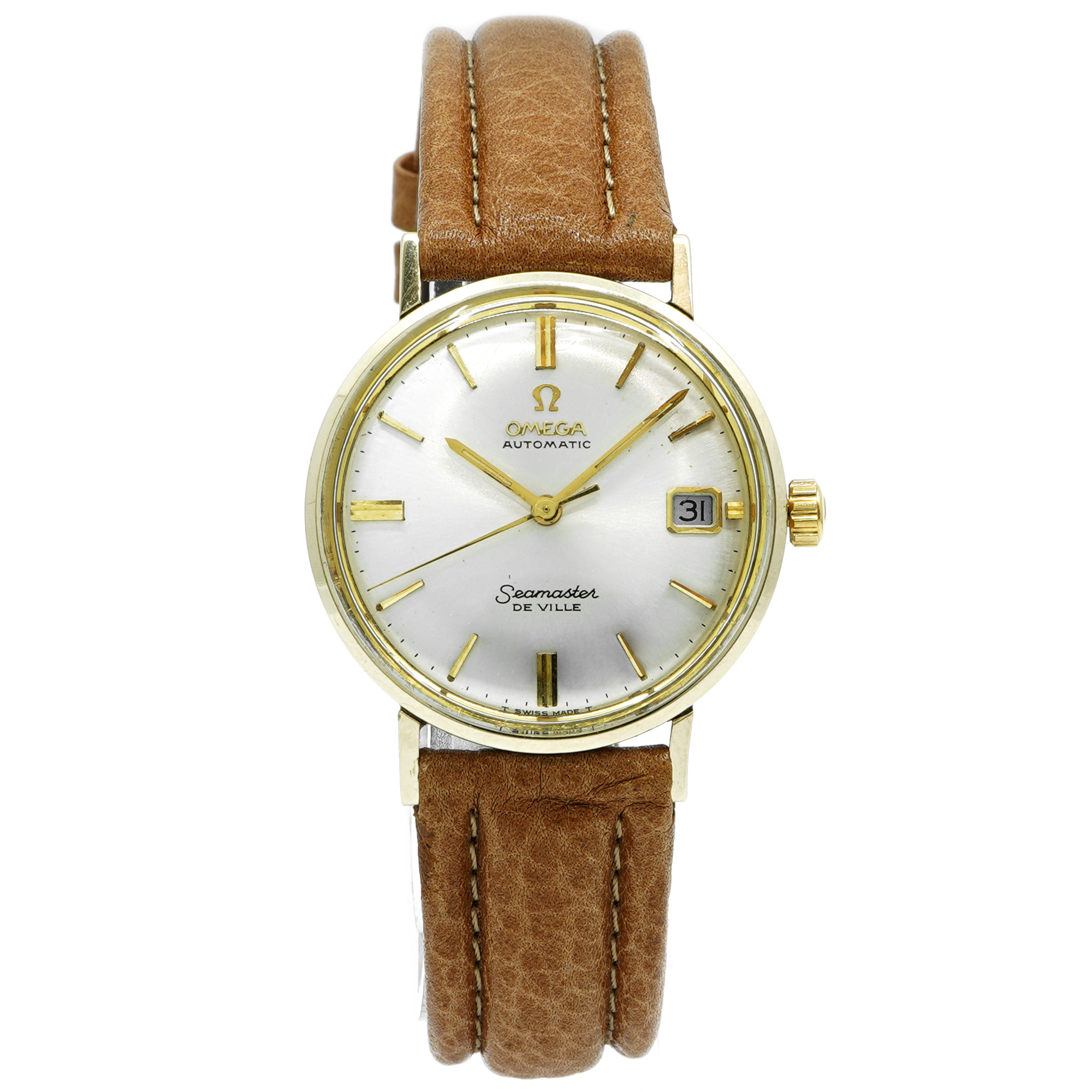 Omega Seamaster DeVille KM6068 *Stainless and 14k Bezel* *Vintage