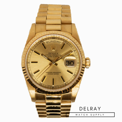 Rolex Day Date 18238 Champagne Dial