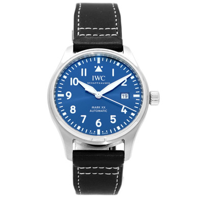 IWC Pilot Mark XX 40mm IW328203 *Blue Dial* - Inventory 8815