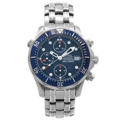 Omega Seamaster Diver 300M Chronograph Titanium 2298.80 *Blue Dial
