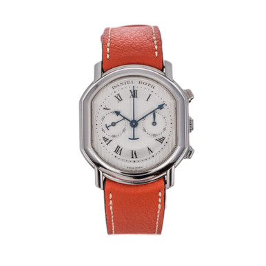 Daniel Roth Masters Chronograph *UNWORN* Orange Strap - DelrayWatch.com