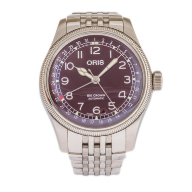 Oris Big Crown Pointer Date *Red Dial* - DelrayWatch.com