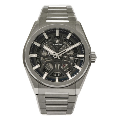 Zenith Defy Classic 41mm Titanium Skeleton Dial Ref-95.9000.670/78.M9000 Box and Papers