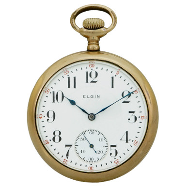 Elgin 16s Model 7 Pocket Watch Grade 387 - Inventory 4322 