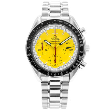 OMEGA Speedmaster MoonSwatch イエロー Omega Speedmaster Reduced Schumacher Edition – Analog:Shift