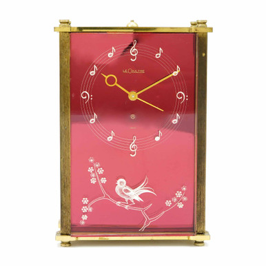 Jaeger LeCoultre Music Box 8 Days Alarm Clock - Inventory 5068