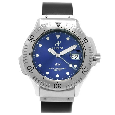 Hublot MDM Super Professional *Blue Dial* 1850.1 - Inventory 7545