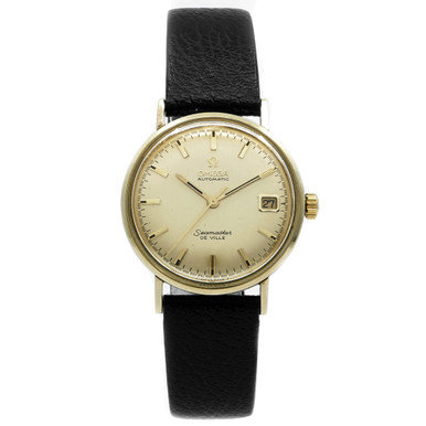 Omega Seamaster DeVille KM6068 *Stainless and 14k Bezel **Vintage