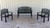 Henry 4 foot bench and 2 foot chairs
