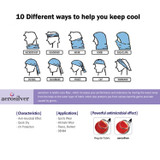 [2 pack] Cooling Neck Gaiter Sports Face Mask
