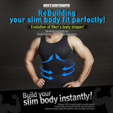 Body King - Slim Vest High Quality Men's Chest Compression Slimming Body Shaper Workout Undershirts