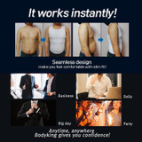 Body King - Slim Vest High Quality Men's Chest Compression Slimming Body Shaper Workout Undershirts