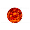 Orange Cubic Zirconia Round 1.3 mm Brilliant Diamond Facet Cut AAAA Quality CZ Loose stones