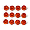 Orange Cubic Zirconia Round 2 mm Brilliant Diamond Facet Cut AAAA Quality CZ Loose stones