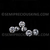 Cubic Zirconia White Princeraj Premium  Diamond Cut Round 1.5mm FL Clarity Premium