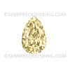Cubic Zirconia Canary Princeraj Premium Excellent Brilliant Diamond Cut Pears 7x5mm FL Clarity Loose CZ