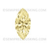 Cubic Zirconia Canary Princeraj Premium Excellent Brilliant Diamond Cut Marquise 8x4mm FL Clarity Loose CZ