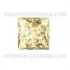 Cubic Zirconia Canary Princeraj Premium Excellent Brilliant Diamond Cut Square 2mm FL Clarity Loose CZ