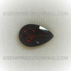 Loupe Clean Pears Checkerboard Cut Natural Rhodolite Exceptional Quality FL Clarity 15x10 mm