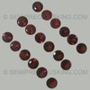 Round Flower Cut Natural Rhodolite Mulberry Color Very Good Quality VS Clarity 7x7 mm
