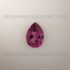 Natural Rhodolite Pear Faceted Cut 7X5mm Razzmic Berry Color VS Clarity Loose Gemstone