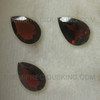 Very Good Quality 12X8 mm Pears Flower Cut Natural Rhodolite Wine Color VS Clarity