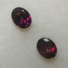 9x7 mm Oval Flower Cut Natural Rhodolite Plum Color Very Good Quality VS Clarity