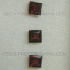 Square Step Cut Natural Rhodolite Wine Color Excellent Quality VVS Clarity 7x7 mm