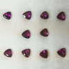 5x5 mm Loupe Clean Trillion Flower Cut Natural Rhodolite Exceptional Quality FL Clarity