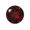 Natural Rhodolite Round Faceted Cut 7X7mm Raspberry Color VVS Clarity Loose Gemstone