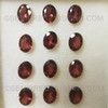 8X6 mm Very Good Quality  Oval Flower Cut Natural Rhodolite Raspberry Color VS Clarity