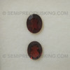 10X8 mm Oval Flower Cut Natural Rhodolite Wine Color SI Clarity Good Quality