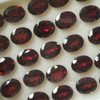 9X7 mm Exceptional Quality Loupe Clean Oval Flower Cut Natural Rhodolite FL Clarity