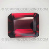 Natural Rhodolite Octagon Step Cut 9x7mm Raspberry Color VVS Clarity Loose Gemstone