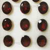 Good Quality 10x8 mm Oval Flower Cut Natural Rhodolite Wine Color Very VS Clarity
