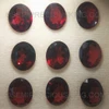 12X10 mm Oval Flower Cut Natural Rhodolite Raspberry Color Very Good Quality VS Clarity