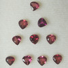 Natural Rhodolite Heart Faceted Cut 5X5mm Boysenberry Color VS Clarity Loose Gemstone
