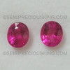 Natural Rubellite 5x6 mm Oval Intense Pink Color Very Good Quality VS Clarity Tourmaline October Birthstone